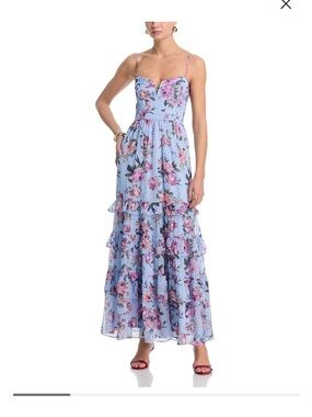 knee length dresses for ladies Adrianna Papell Flutter Sleeve Beaded Wrap Dress main image 0